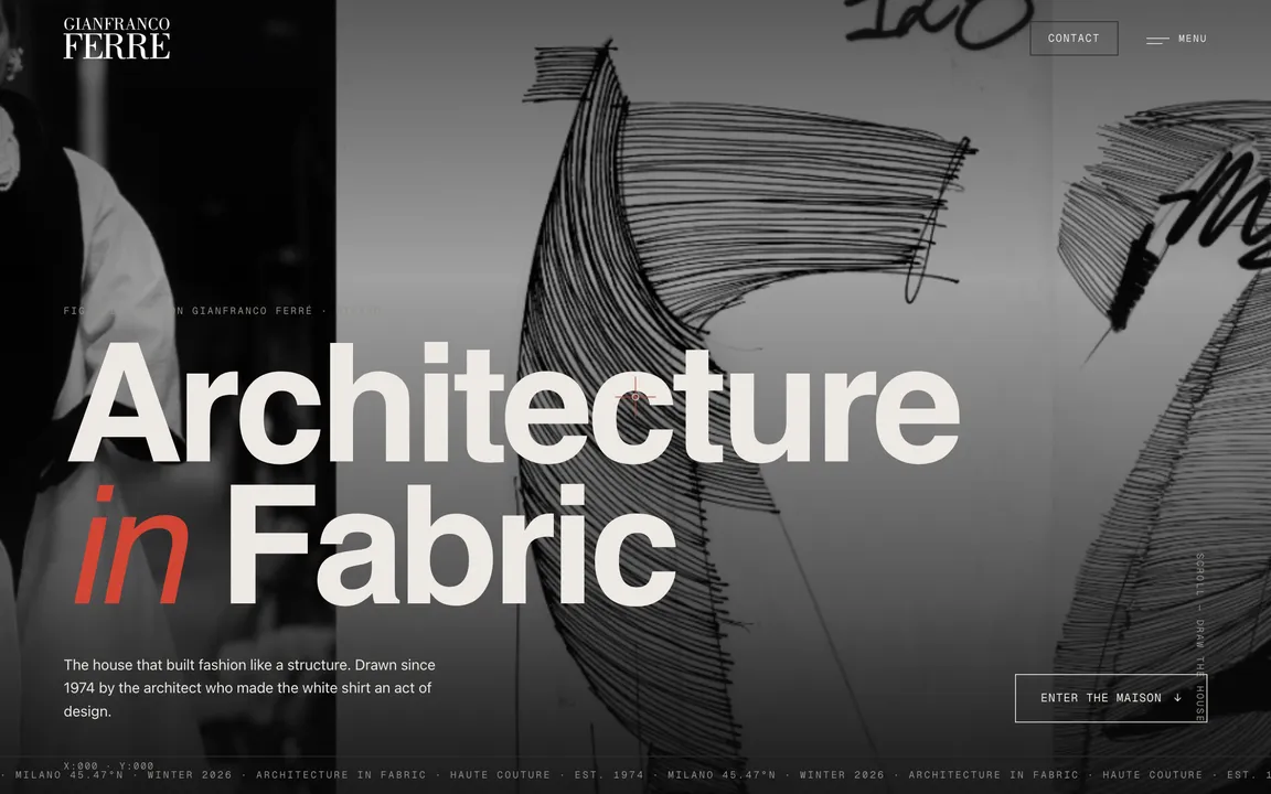 The Architecture in Fabric website